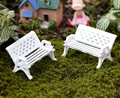 2pcs White Bench