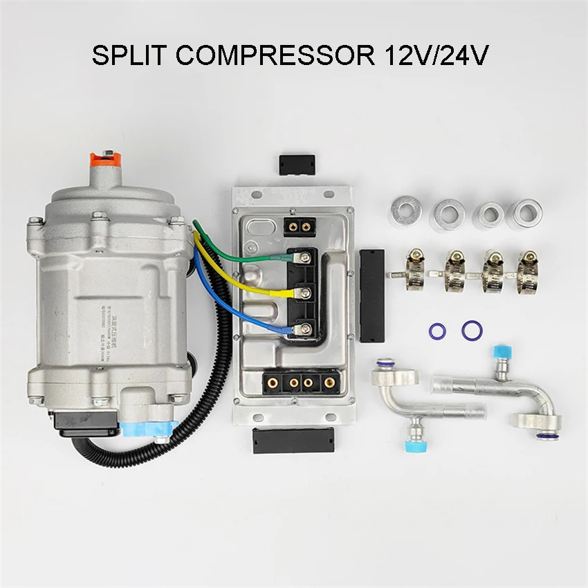 A-C-12V-24V-Electric-Compressor-Set-New-energy-Modified-electric ...