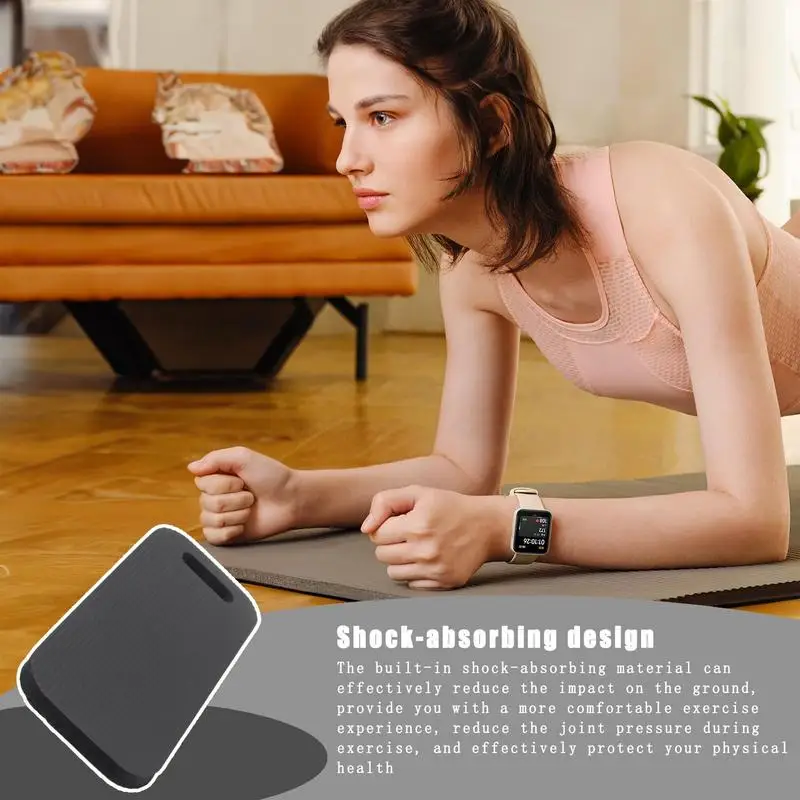 Knee Protector Mats Non Slip Yoga Knee Cushion Portable Yoga Pad Cushion Kneeling Mat for Gym Fitness Workout