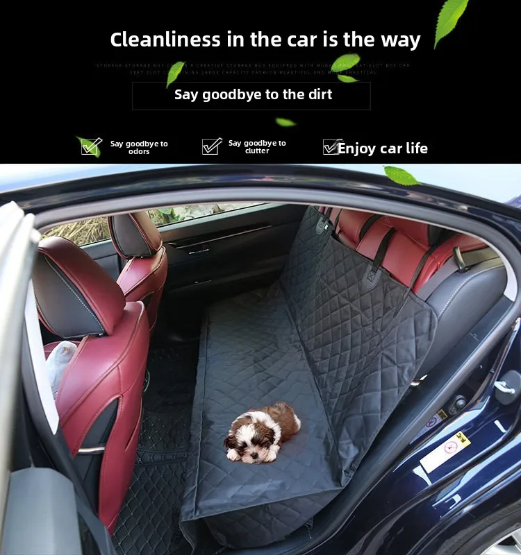 Design wasserdichter, schmutzabweisender Haustier-Autositzbezug, Rücksitz-Hundematte, Großhandel, rutschfeste und langlebige Haustier-Autokissen für Reisen – Detail 10