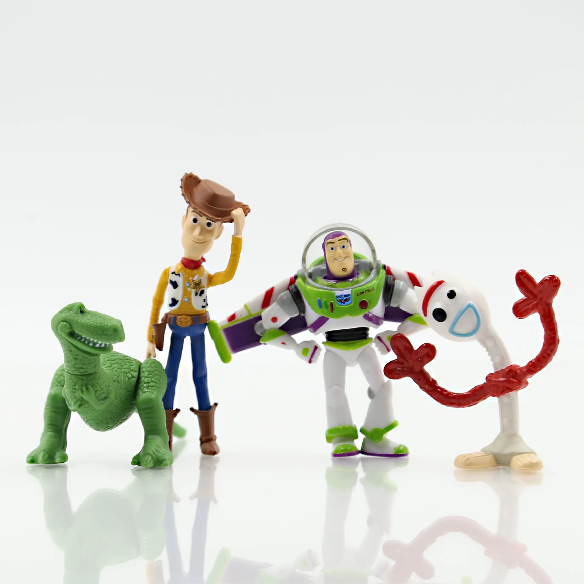thumbnail image 1 of Figuras de anime Treingi 2024 Toy Story Woody Buzz Lightyear Forky Rex Figuras de acción de vinilo Muñecas modelo Juguetes para niños Regalo de Navidad, 1 of 5