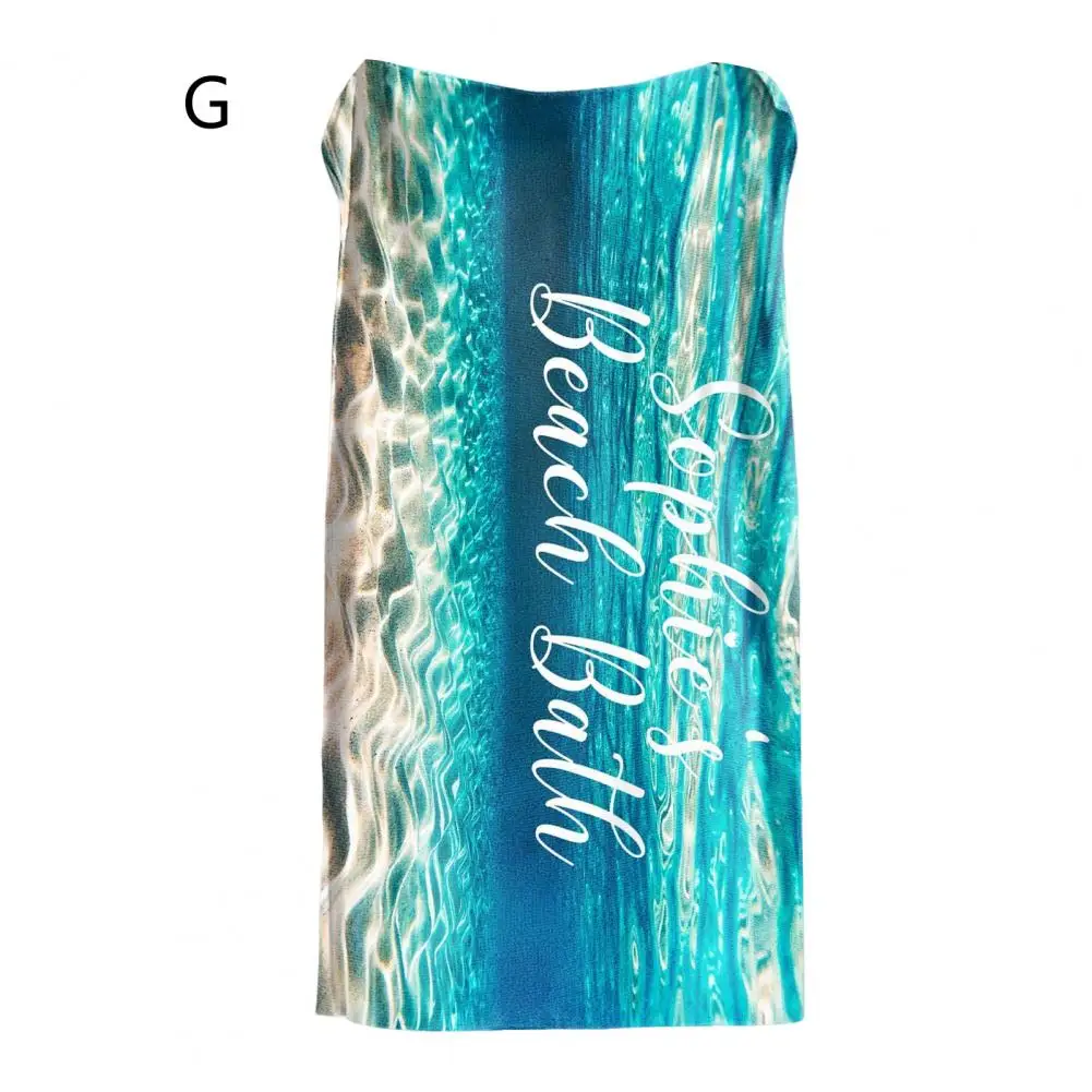 

Spa Towel Wear Resistant Quick Drying Foldable Digital Printing Square Towel Swimming Fitness Adult Bath Towel Bath Towel