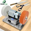110V/220V Small Grinding Machine 100W Table Grinding Coarse and Fine Double Grinding Wheels Household Electric Grinding Polishin 1
