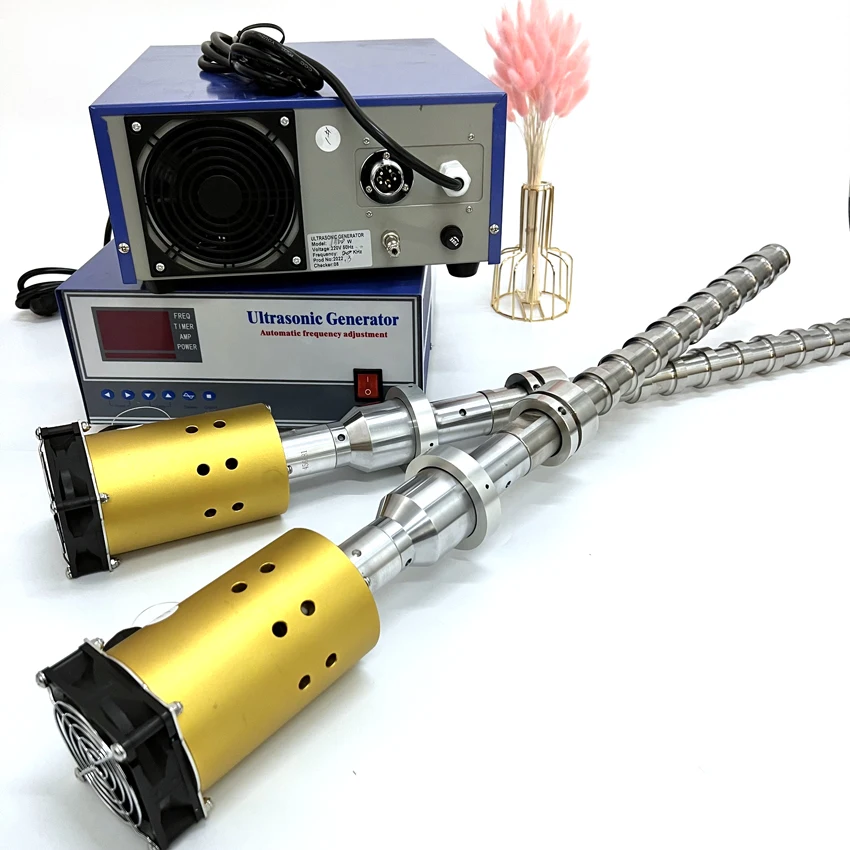 

20khz 1000 Watt Ultrasonic Titanium Rod Transducer Tubular Reactor And Generator For Separation