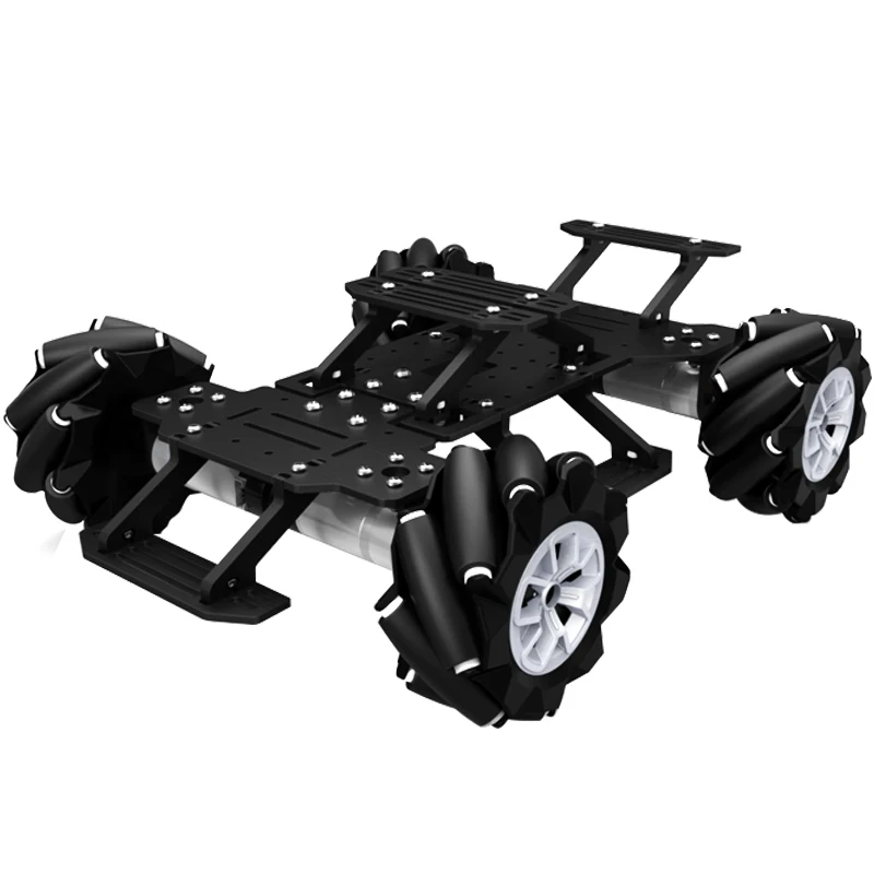 RC Car Chassis with 12V Encoder Motor Suspension 4WD Mecanum Wheel For Arduino Robot DIY Kit For Raspberry Pi Programmable Robot
