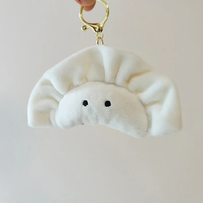Cute Dumpling Doll Pendant Woman Keychain Bag Charms Toy Car Keyring Party Gift Trinket Gifts for Friends 1PC dumpling doll keychain