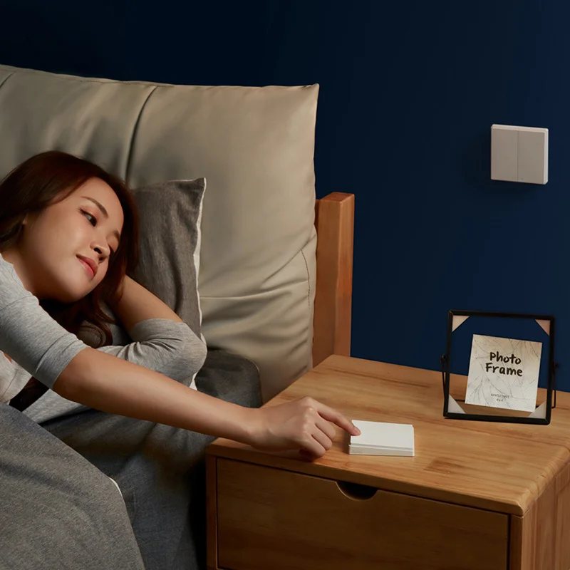 Aqara-interruptor Inteligente de Parede sem Fio d1 Zigbee Chave de Luz Controle Remoto Fio de Fogo Não Neutro Trabalhe com mi Home Homekit - Image 6