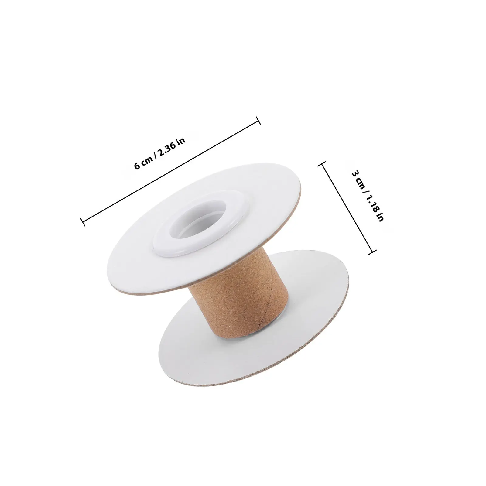 10Pcs DIY 수공예품을위한 튼튼한 종이 직조 보빈 자수 원사 와인딩 바느질 스풀 주최자 뜨개질 공예 액세서리