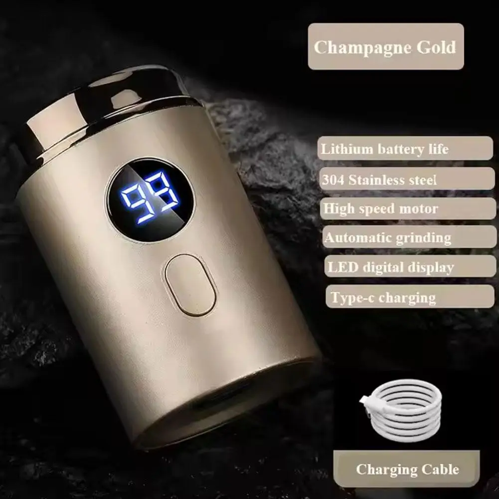 Mini rasoio elettrico da uomo rasoio portatile da viaggio_voghion.com