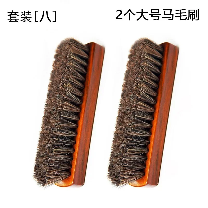 Brush Boot Brush High Gloss Polishing Brush Polishing Cloth Shoes Car Seat Sofa Suede Brush Shoe Polishing Brush Horsehair 6