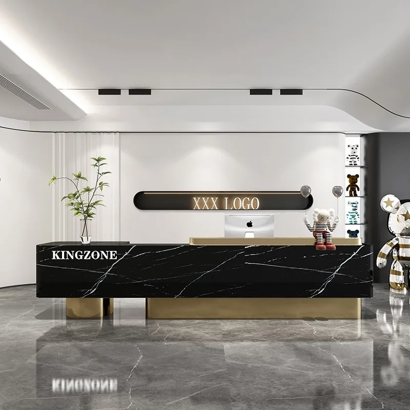 Church Pulpits Luxury Reception Counter Mostradores Counter Desk Shops Dj Stand Office Desk Comptoir Car Reception Table