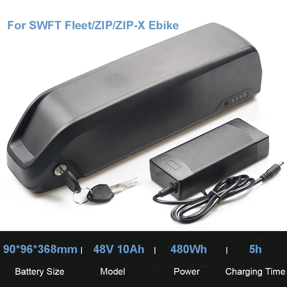Removable E-Bike Li-ion Battery 46.8V 10Ah 48V 10.4Ah for