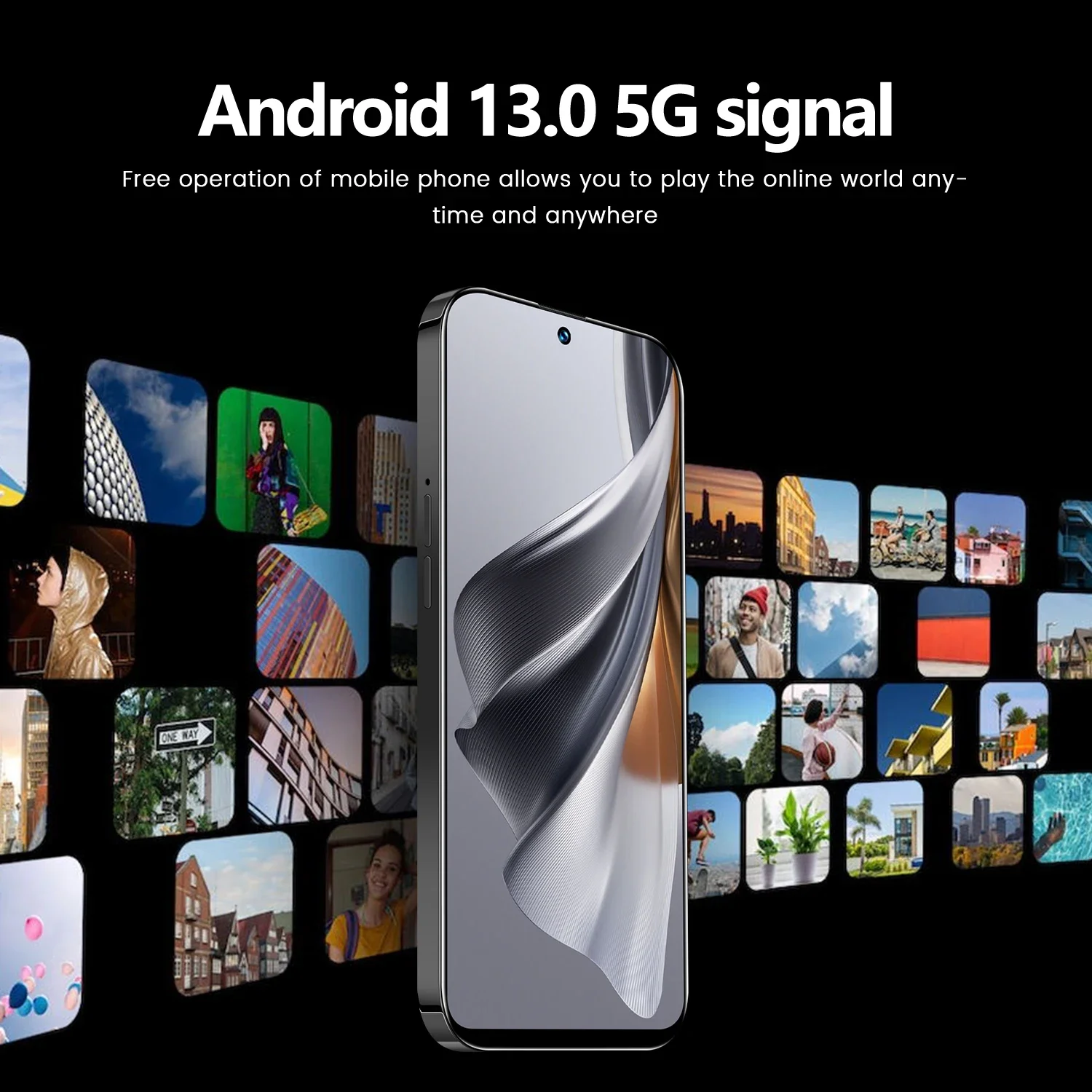 Global Reno 10 Pro+ 7.3HD 50MP+108MP Screen 16G+1TB Smart Phone 7800Mah Android13 Celulare Dual Sim Face Unlocked NFC 5G Phone