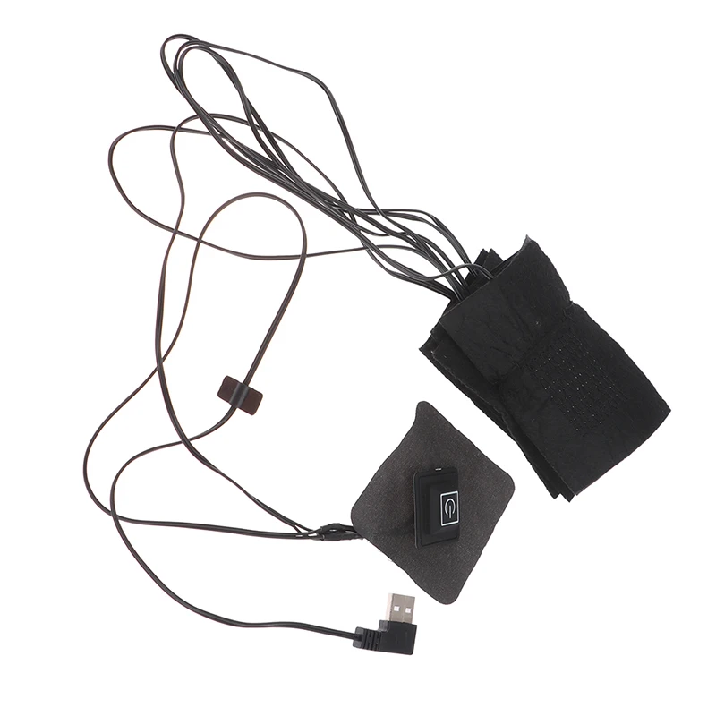 USB 전기 온열 재킷 난방 패드, 야외 따뜻한 겨울 난방 조끼 패드, DIY 온열 의류, 5 시트 ED, 1 세트