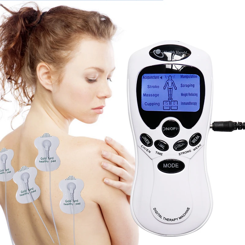 

8 Modes EMS Muscle Stimulator Electric Body Massager Tens Pulse Digital Therapy Device Low Frequency Massage Tool