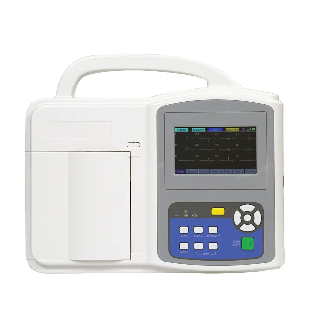 

WT-03H 06H Veterinary Portable 6 Channel ECG Machine, Digital 3 Channels Electrocardiogram ECG