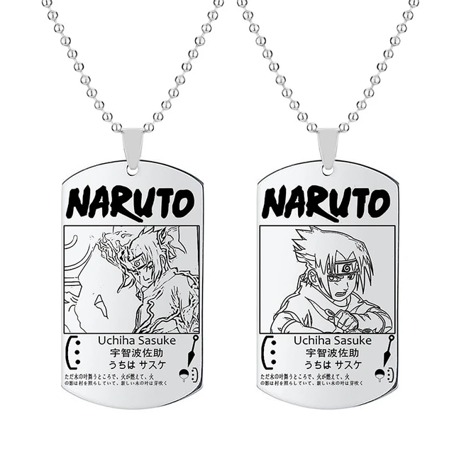 Naruto akatsuki nuvem vermelha pingente colar feminino narutos anime  acessórios itachi titânio jóias dos desenhos animados masculino pescoço  correntes presente - AliExpress