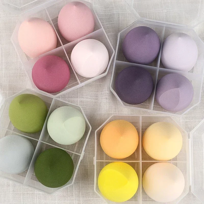 4Pcs Makeup Sponge Make Up Accessories Beauty Egg Cosmetic Puff Powder Foundation Sponges Puff Women Beauty Tools Makeup Sponge Blender