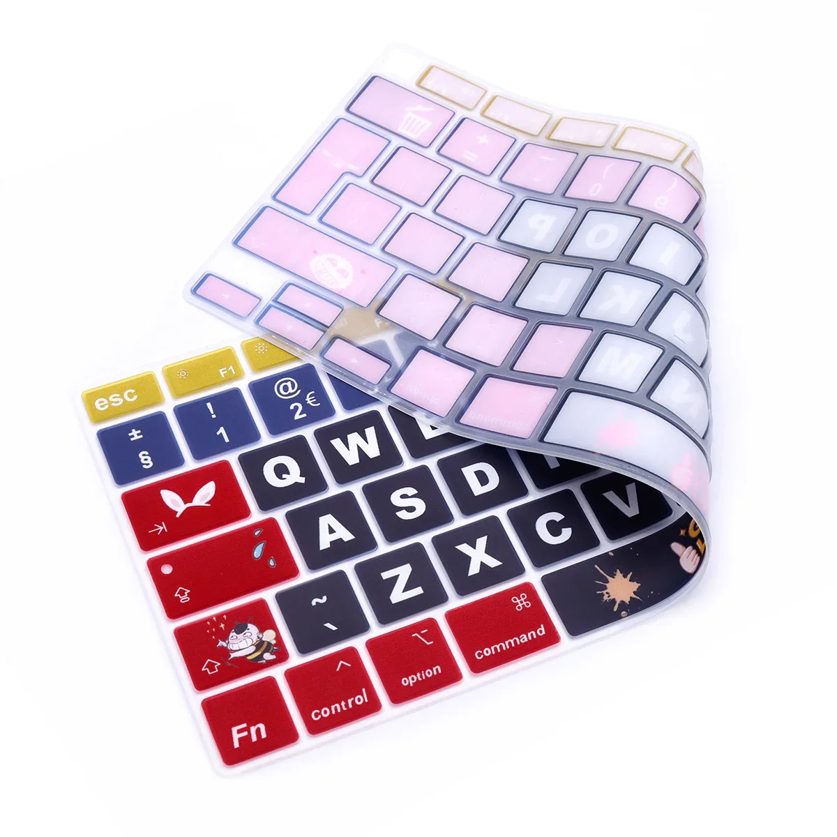 Silicone Keyboard Cover Skin for Apple MacBook Air 13.3 inch Model: A2179 A2337 M1 Chip with Touch ID EU Layout Protector
