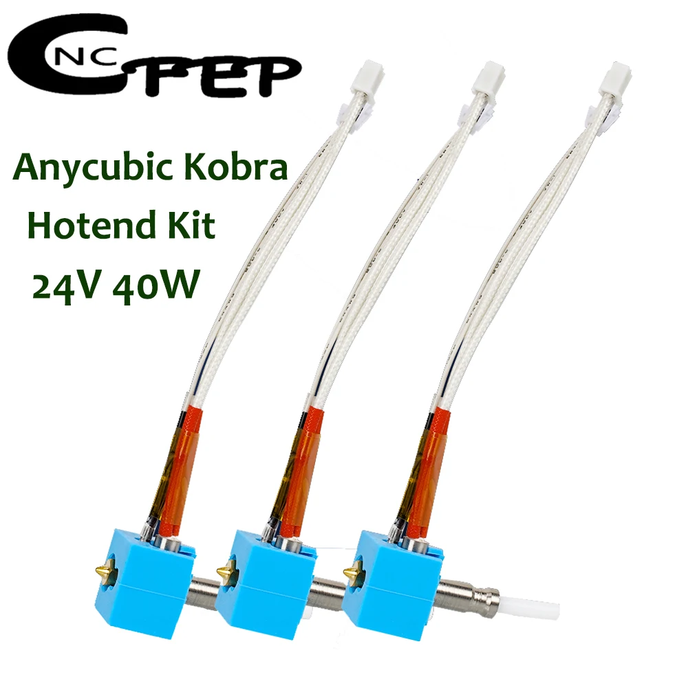 Kobra J-cabeça Hotend Cabeça de Impressão Final Quente 24v 40w Cartucho Aquecedor para Anycubic Kobra Hotend 3d Peças de Impressora Impresora 3d Extrusora