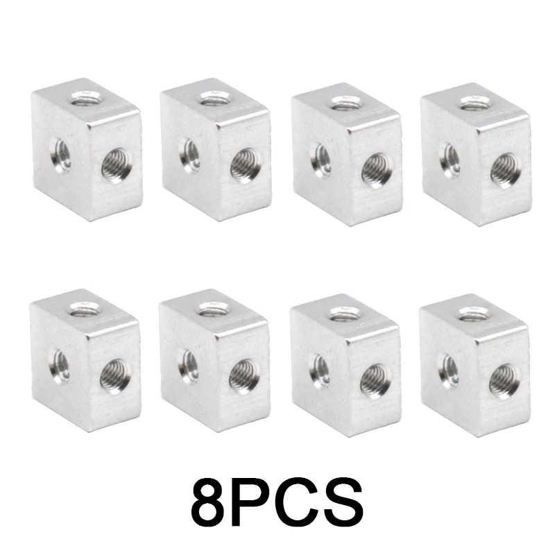 Parafuso, Acessório Impressora 3D, Acrílico Case, DIY, 10x10x6, 10mm, 8pcs