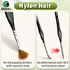 10pcs Marie's Miniature Model Synthetic Paintbrushes Kit,Micro Detail Brush Set for Acrylic,Oil,Watercolor,Paint by Number 3