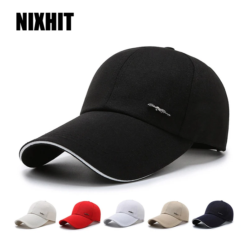 

NIXHIT Spring Autumn Long Brim Visor Man's Cap Baseball Caps Men Women Trucker Golf Fishing Hiking Climbing Dad Hat Casual A335