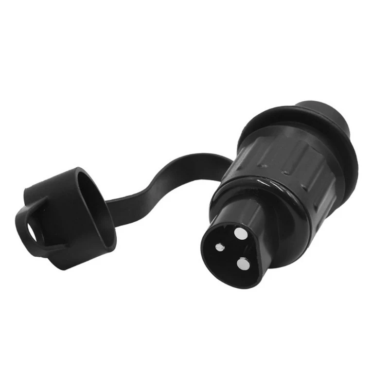 

12V 3pin Rated Black Plug and Socket for Lorries RVs for Cars Boats DIN 9680