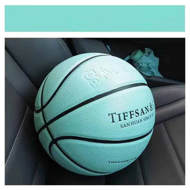 Girl's Birthday Present Basketball Outdoor Indoor Anti-Slip Waterproof PU Ball Training Professional Wear-Resistant Size 5 6 7