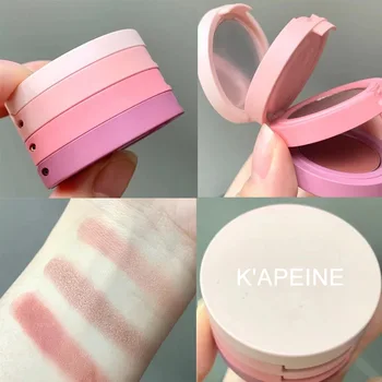 3-in-1 Makeup Palette Matte Pearlescent Eyeshadow Blush Highlighter Contouring Three-layer All-in-one Palette Brightening Skin 3