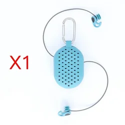 Waterproof Silicone Swimming Earplugs - Reusable & Corded, Ideal for Adults and Water Sports (3 Pairs) (One Set plus box)