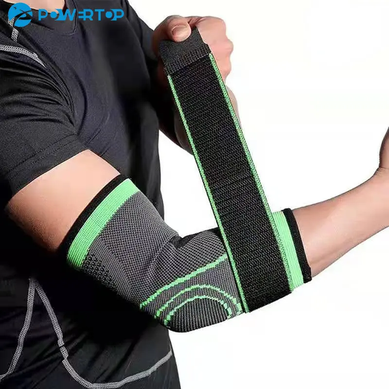 Elbow Brace Compression Support- Elbow Sleeve for Tendonitis, Tennis Elbow Brace and Golfers Elbow Treatment, Reduce Elbow Pain epicondylitis elbow pads sports elbow protector compression elastoplast bandage fitness weight lifting football cycling sleeve