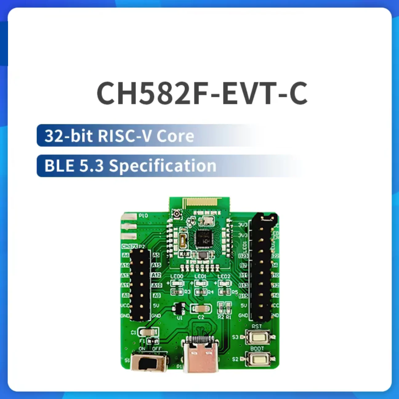 2/5개/로트 CH582 평가 보드 BLE 블루투스 5.3 RISC-V MCU