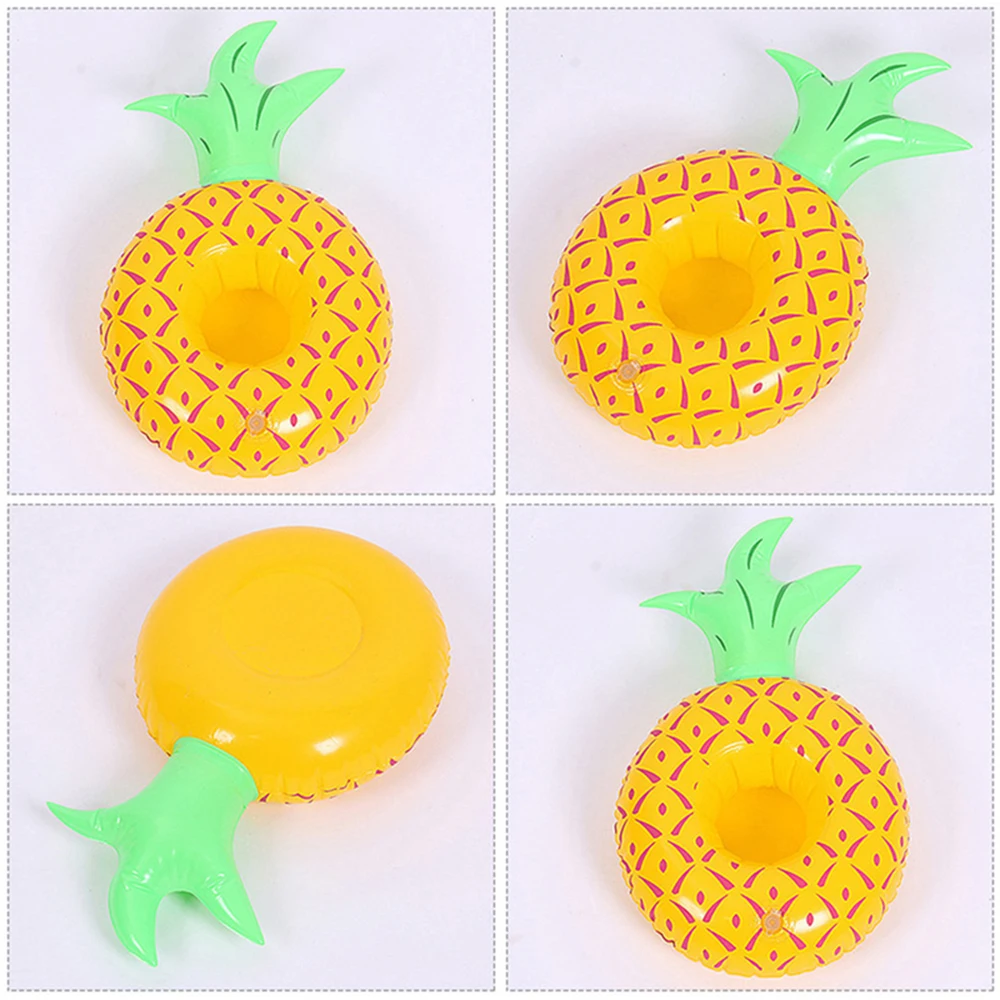 1Pc Inflatable Drink Holder Swimming Pool Drink Cup Stand Holder Float Toy Coasters For Beverage Bottle Kids Toys and Pool Party 2