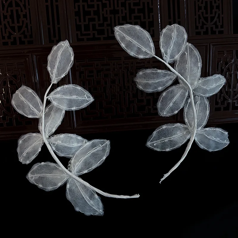 New Korean Crepe Hair Wear Women Ornament Bridal Headwear Petal Hairpin Wedding Hair Accessories