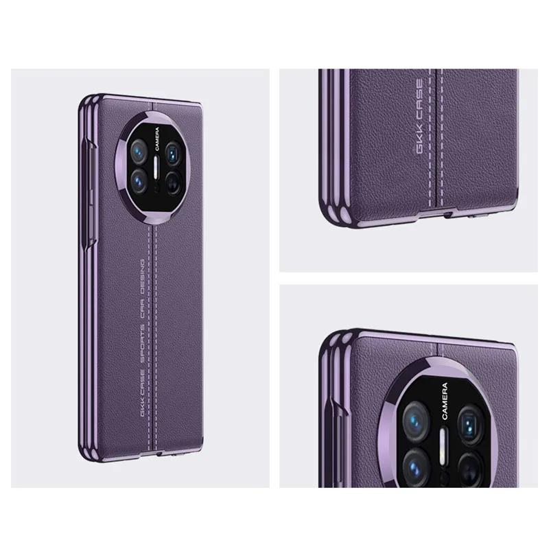 Original Case For Huawei Mate X3 With Screen Glass Case Electroplated Painted Le