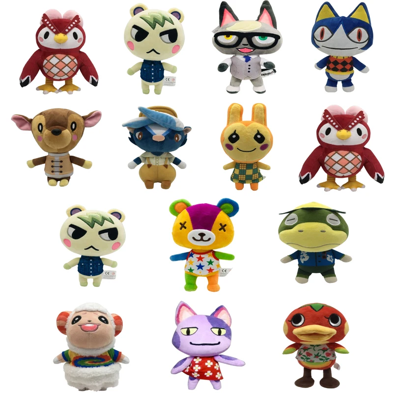 

20CM Cute Animal Plush Doll Children's Christmas Gifts Cartoon Stuffed Dolls 2024New Year Gift