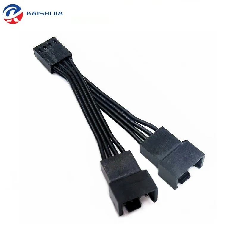 10cm 4Pin PWM Fan Cable 1 to 2 /3 Ways Splitter CPU GPU Extension Extender Cable