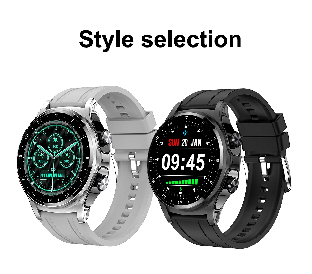 reloj inteligente con audifonos para medir salud, NFC ritmo cardíaco oxígeno en sangre rastreador de Fitness reloj deportivo llamada inalámbrica Smartwatch » reloj inteligente con audifonos para medir salud