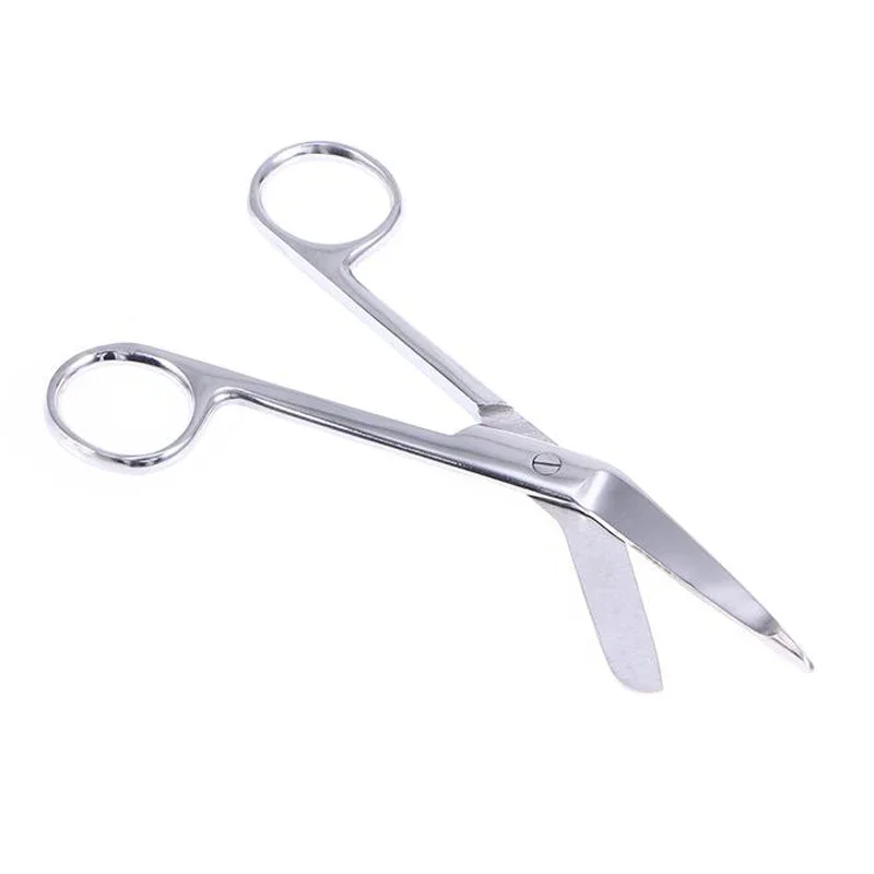 14CM Stainless Steel Gauze Bandage Scissors Dressing Surgical  Household Plaster Scissors Nurse 3