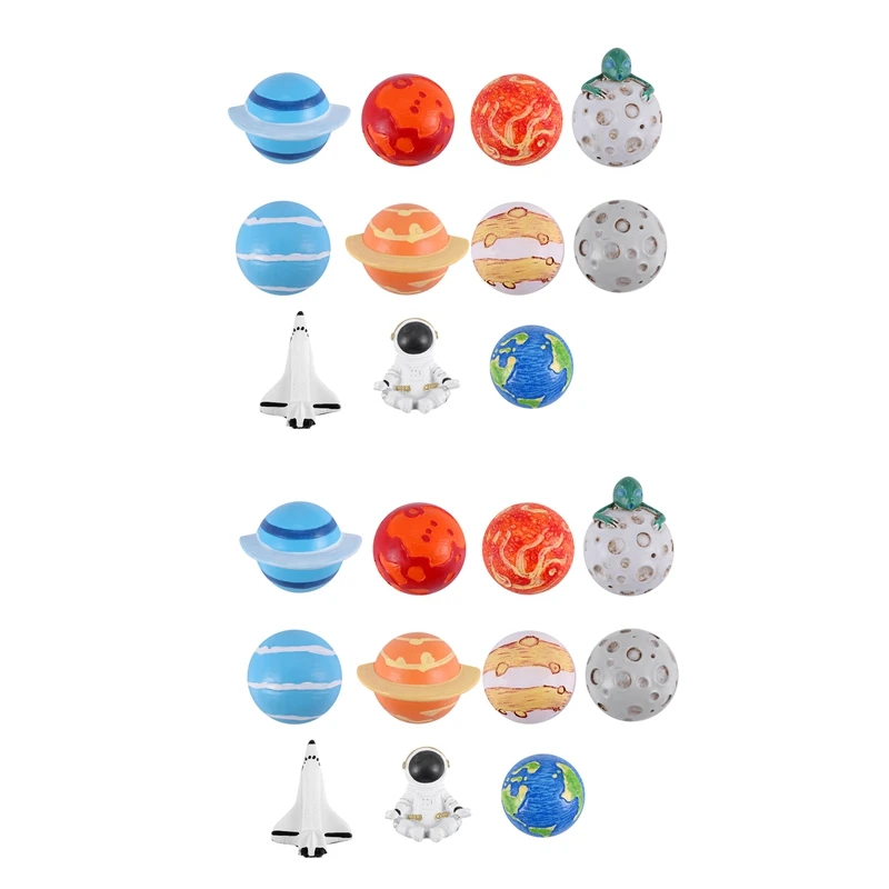 Promozione! 22Pcs Adesivo Magnetico Astronauta Magnete Da Frigorifero Magnete Da Frigorifero Creativo 3D Decorazione Della Casa Magnete Navetta Spazia