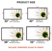 32/43/50/55 Inch Indoor/Outdoor LED Wall Advertising Machine Android/Windows System LCD Panel Screen Display for Video/TV 1