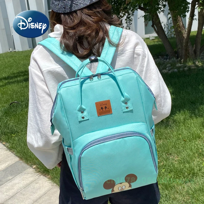 Disney's Diaper Bag Backpack Luxury Brand Fashion Baby Bag Cartoon Cute Baby Diaper Large Capacity Multi Function for diaper bag,diaper backpack
