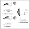 Bird Feeder Automatic Foot Feeding Tool Outdoor Bird Feeder Hanging Nut Feeding Multiple Hole Dispenser Holder Food Container 4