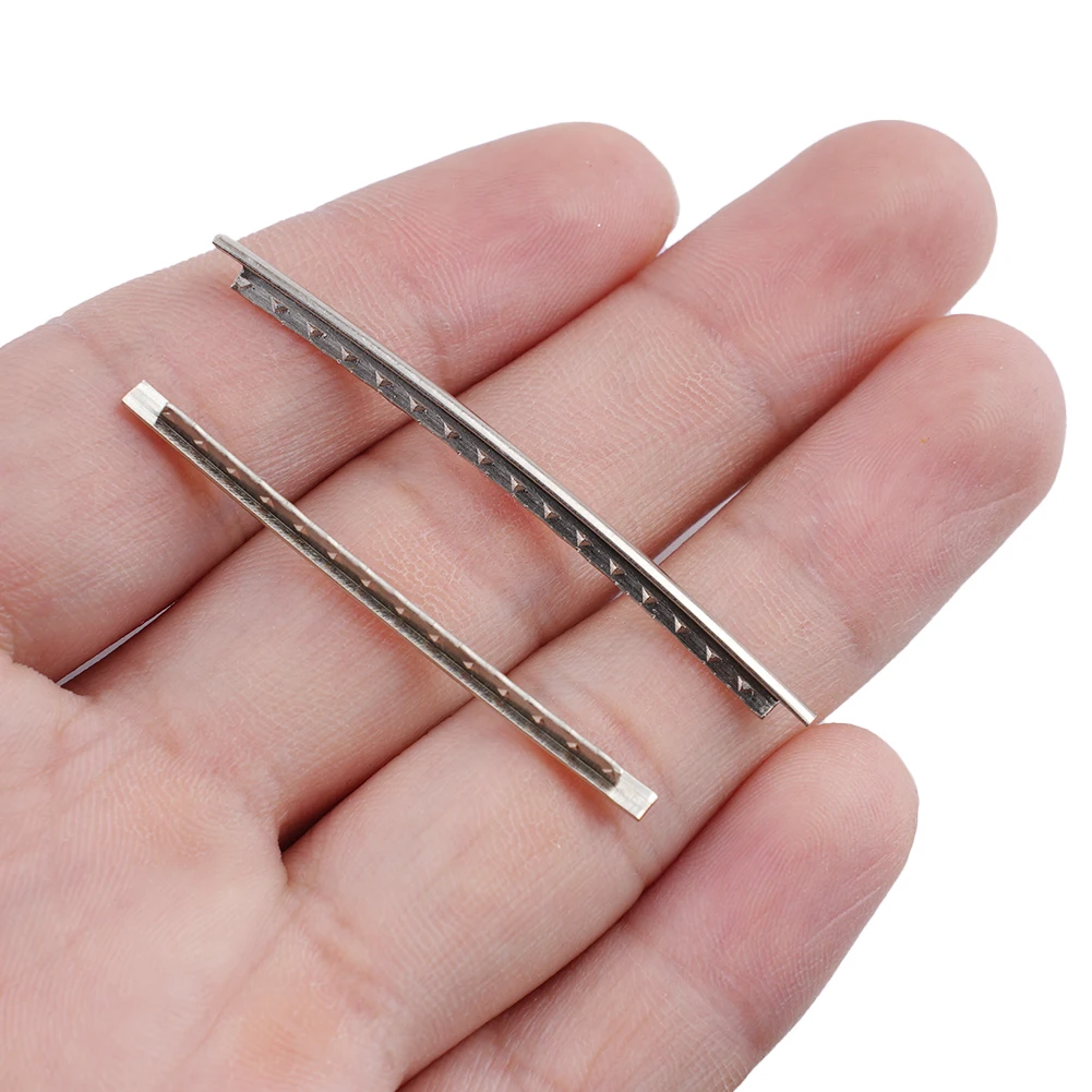 

24 PCS Guitar Fret Wire Copper-nickel Alloy 2.4MM / 2.7mm / 2.9MM Silver Luthier Tool For Acoustic Electric Guitar Bass