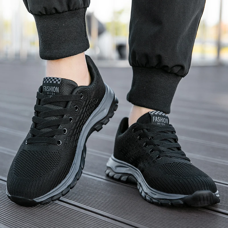Sneakers Running Shoes Men Casual Footwear Breathable Anti slip Sporty Outdoor hiking