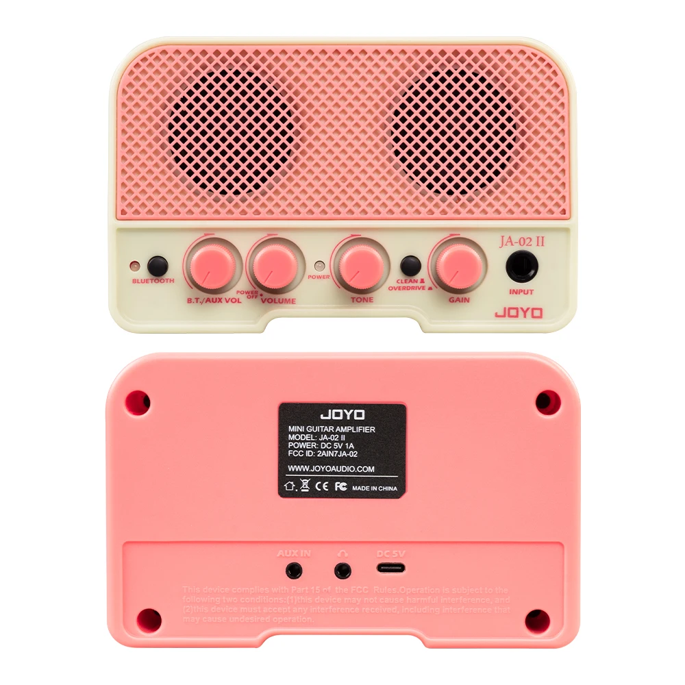 JA-02 II 5W Electric Guitar Amplifier Speaker Dual Channel Bluetooth Guitar Spea