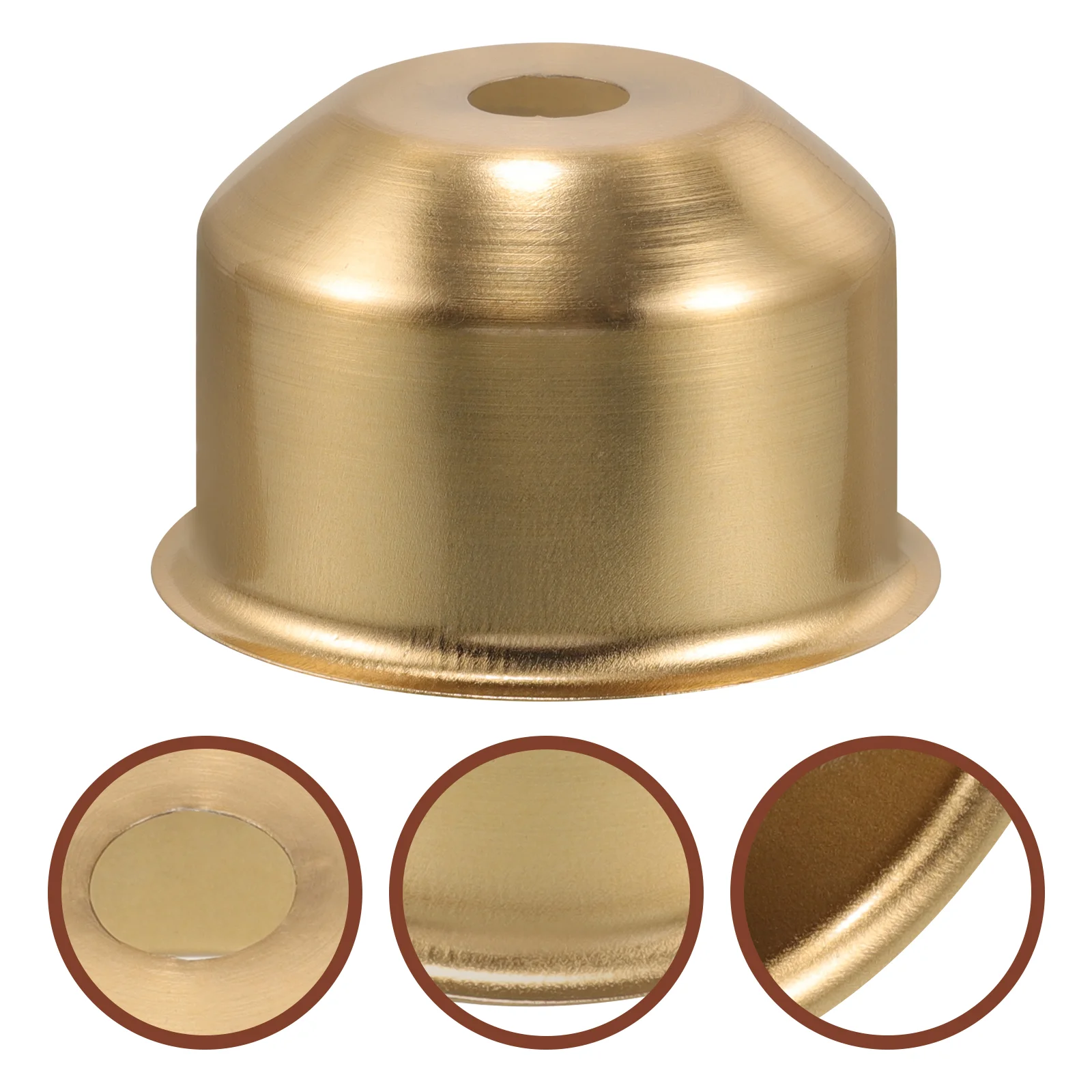 

Table Lamp Holder Covers Wood Cups Shell E27 Socket Iron Base Light Fixture Finial