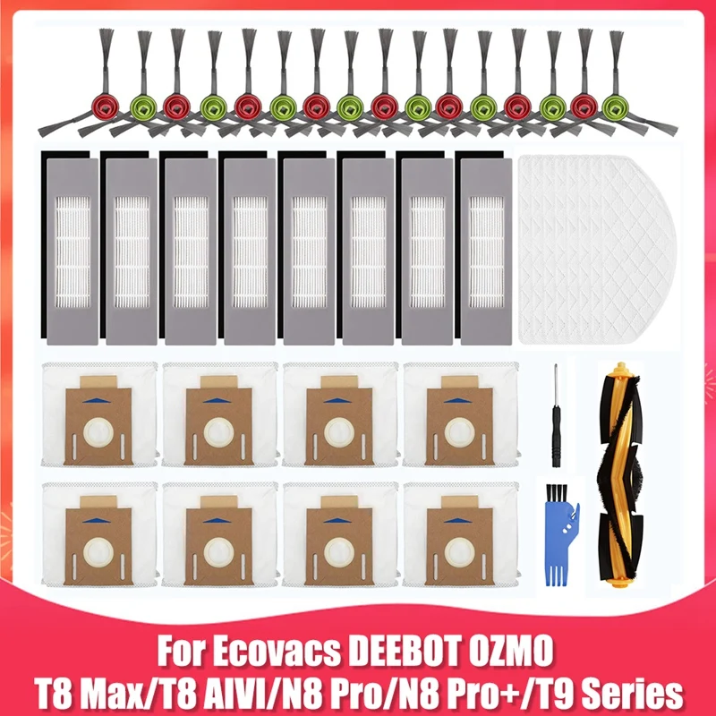

Replacement Parts For Ecovacs DEEBOT OZMO T8 AIVI/T8 Max/N8 Pro/N8 Pro+ Robot Vacuum Cleaner
