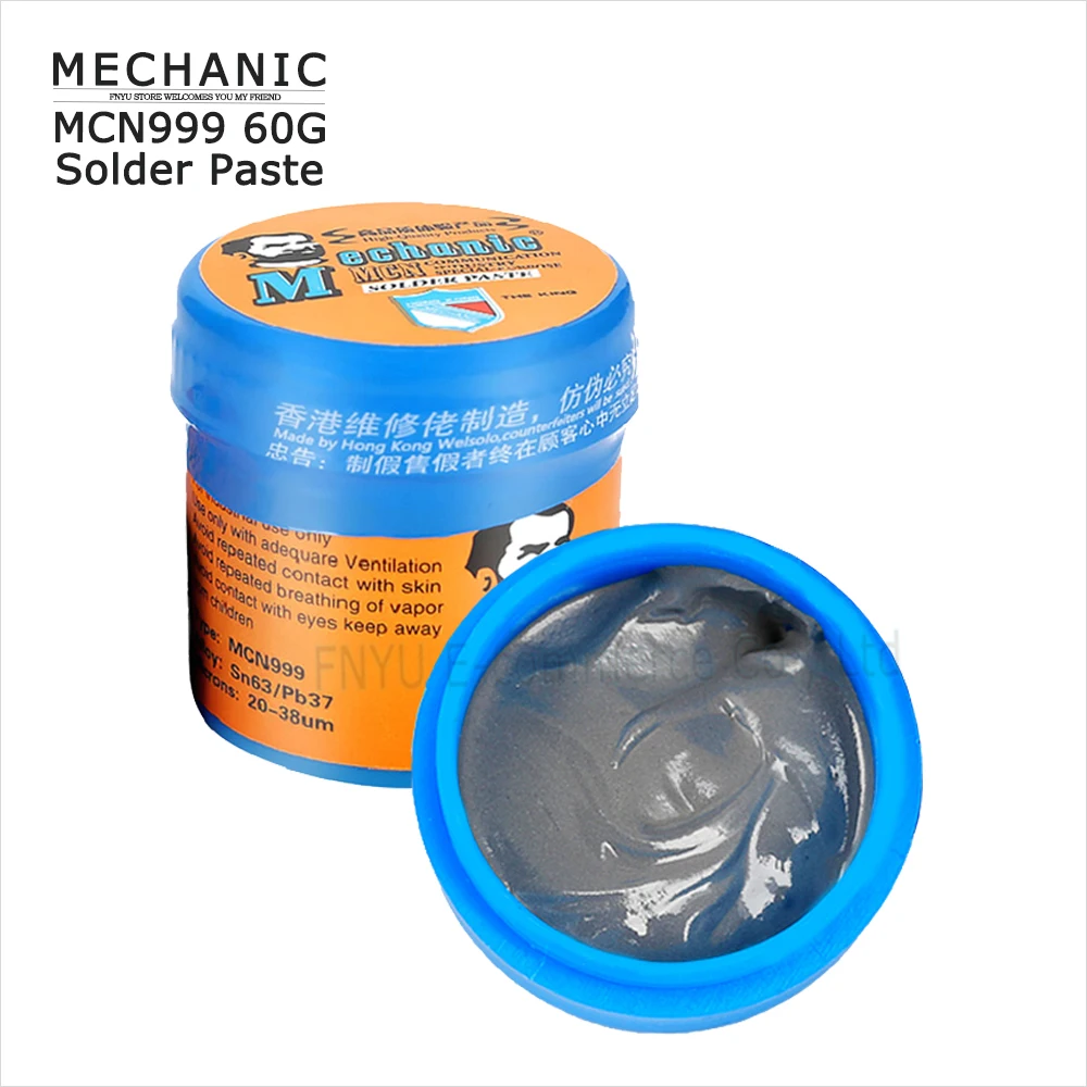 Solder Paste MECHANIC MCN999 60G 1PCS 183℃ Sn63/Pb37 SMT High